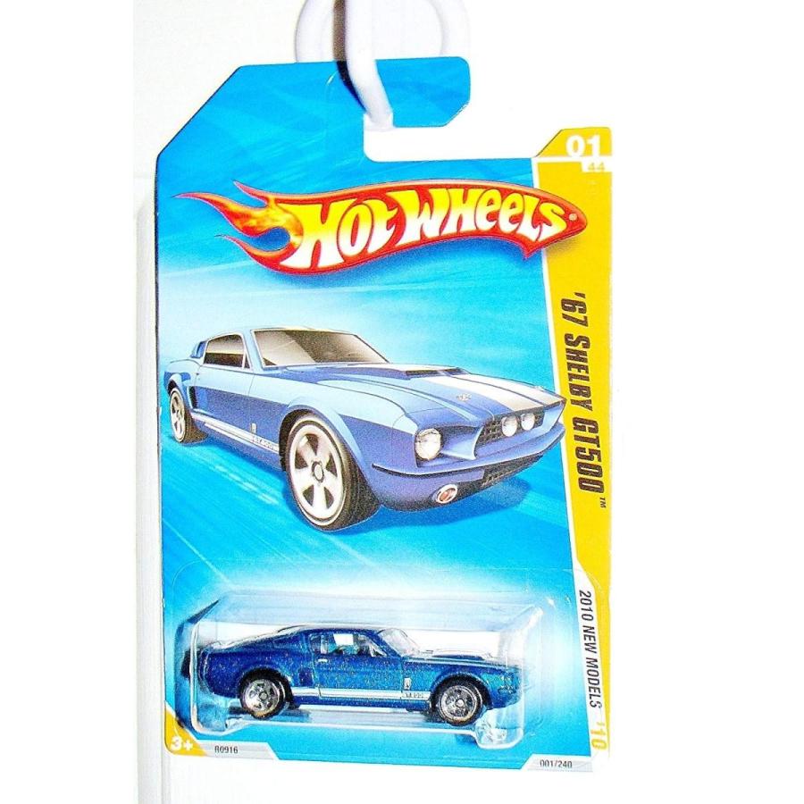 ホットウィール マテル ミニカー 43224-5477 Hot Wheels 2010-001 New Models #1 BLUE '67 Shelby GT50