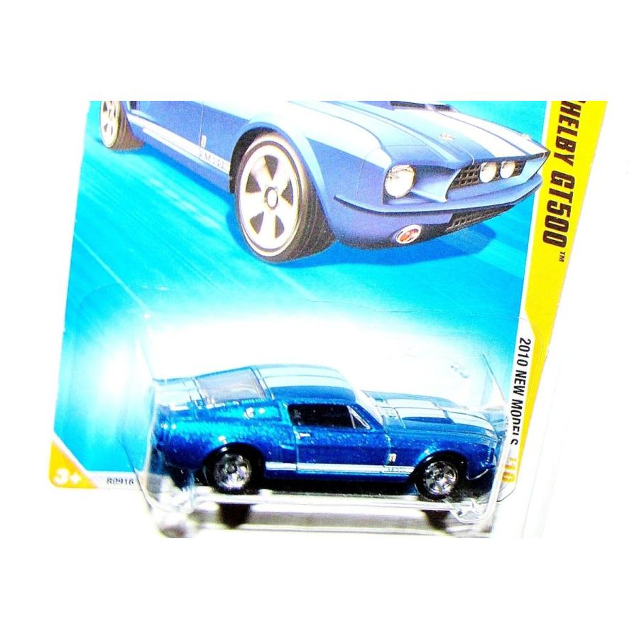 ホットウィール マテル ミニカー 43224-5477 Hot Wheels 2010-001 New Models #1 BLUE '67 Shelby GT50