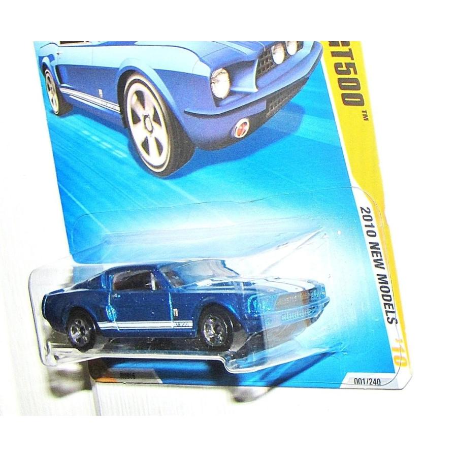 ホットウィール マテル ミニカー 43224-5477 Hot Wheels 2010-001 New Models #1 BLUE '67 Shelby GT50