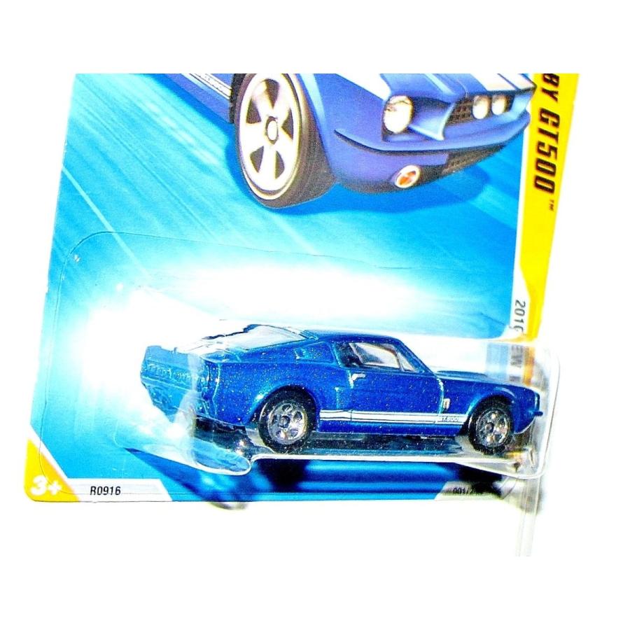 ホットウィール マテル ミニカー 43224-5477 Hot Wheels 2010-001 New Models #1 BLUE '67 Shelby GT50