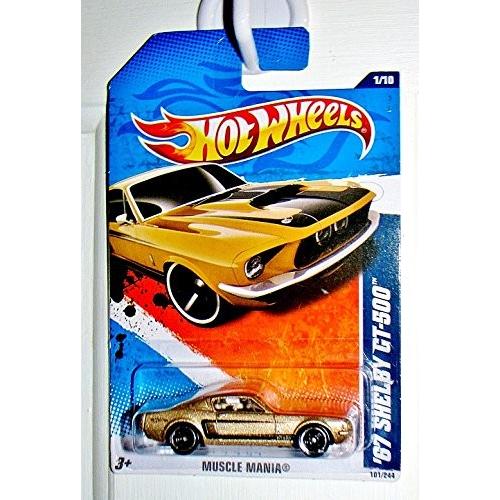 ホットウィール マテル ミニカー HOT WHEELS 2011 MUSCLE MANIA 1/10 GOLD '67 SHELBY GT-500 101/244