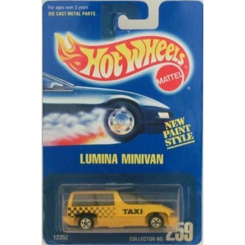 ホットウィール マテル ミニカー 12352 Hot Wheels Lumina Minivan 259 Blue Card 1991