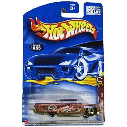 ホットウィール マテル ミニカー 1 Mattel Hot Wheels 59 Chevy Impala #055 - Red, 1:64 Scale, Reali ゲーム、おもちゃ-おもちゃ-乗り物、ミニチュア
