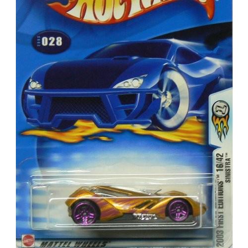 ホットウィール マテル ミニカー 56389 Hot Wheels Mattel 2003 First Editions 1:64 Scale Orange Sin