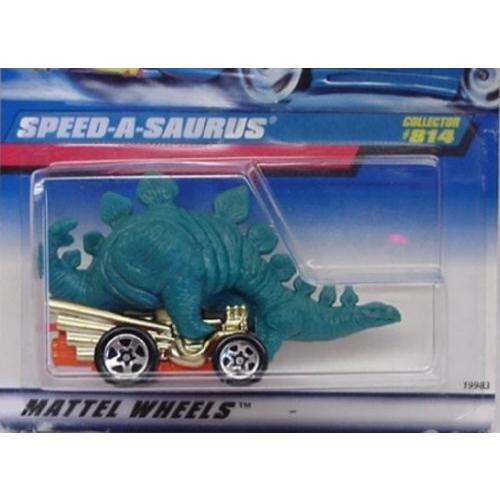 ホットウィール マテル ミニカー Mattel Hot Wheels 1998 1:64 Scale Green Speed-A-Saurus Die Cast C