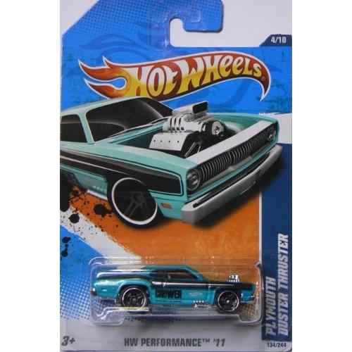 ホットウィール マテル ミニカー 4327438329 Hot Wheels Hw Performance '11 Aqua Plymouth Duster Thr