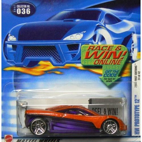 ホットウィール マテル ミニカー 52923 Mattel Hot Wheels 2002 1:64 Scale First Editions Orange Hw