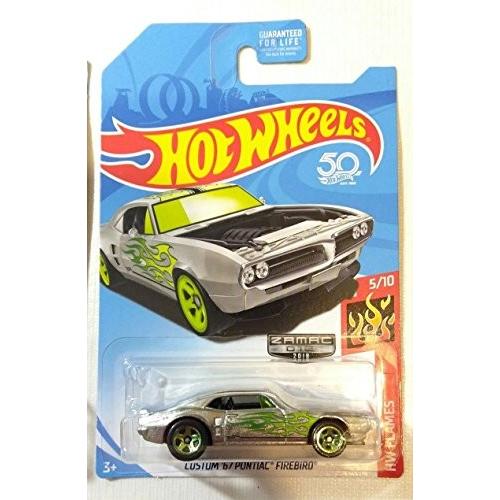 ホットウィール Hot Wheels ZAMAC カスタム '67ポンティアック ファイアーバード HWフレイムズ 5/10 Ponti