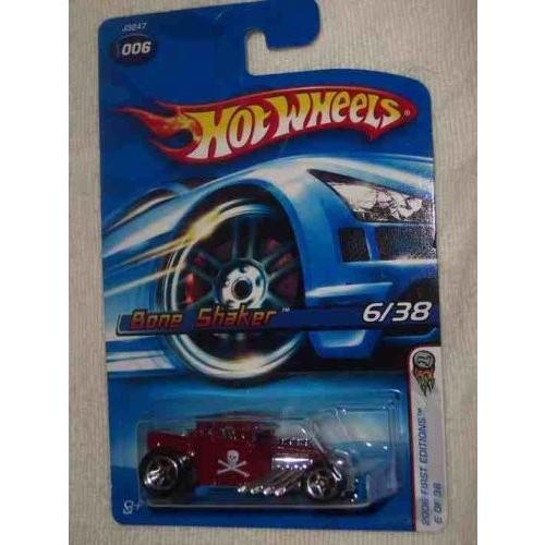 ホットウィール マテル ミニカー Hot Wheels 2006 First Editions #6 Bone Shaker Red #2006-6 Collect｜maniacs-shop