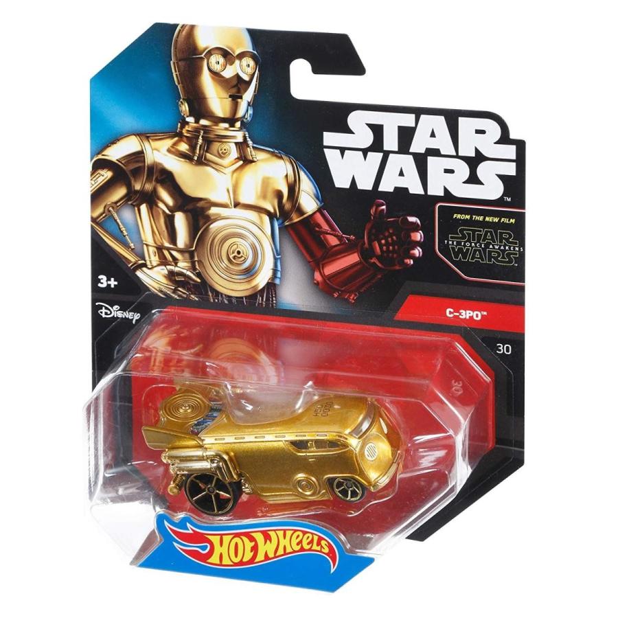 ホットウィール マテル ミニカー DJL70 Hot Wheels Star Wars Character Car C3PO Vehicle_1