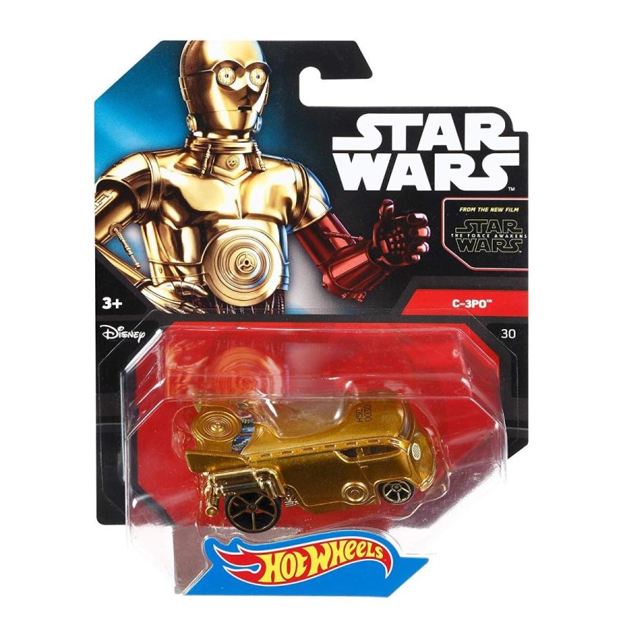 ホットウィール マテル ミニカー DJL70 Hot Wheels Star Wars Character Car C3PO Vehicle_2