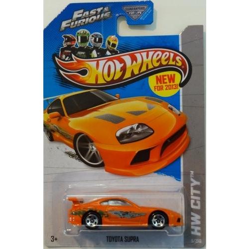 ホットウィール Hot Wheels トヨタスープラ HWシティ 5/250 オレンジ TOYOTA ビークル ミニカー