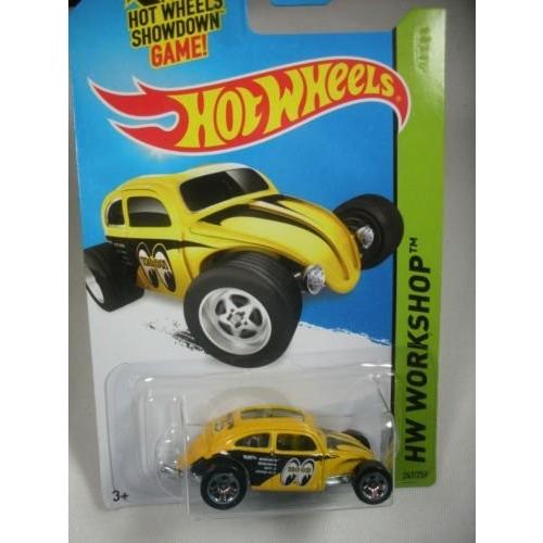 ホットウィール マテル ミニカー 1 Hot Wheels HW Workshop Custom Volkswagen Beetle Yellow #247/250