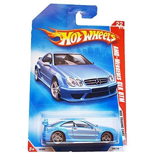 ホットウィール Hot Wheels AMG-メルセデス CLK DTM ウェブトレーディングカーズ’08 22/24 098/196 ブルー｜maniacs-shop