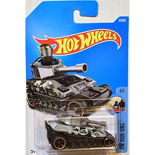 ホットウィール マテル ミニカー DTY40 2017 Hot Wheels Hw Ride-Ons 4/5: Tanknator [Silver/Black]