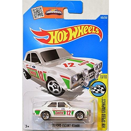 ホットウィール マテル ミニカー hw2016hInt70EscortWhite California-Toys.com White '70 Ford Escort ゲーム、おもちゃ-乗り物、ミニチュア