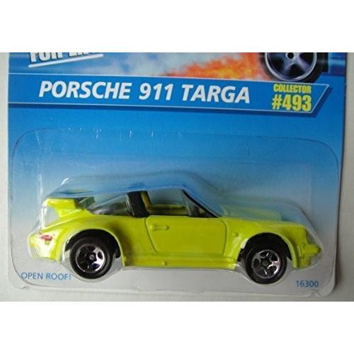〈ホットウィール〉マテル　ポルシェ911 (香港製) PORSCHE 911 ホットウィール マテル ミニカー 16300 HOT WHEELS YELLOW