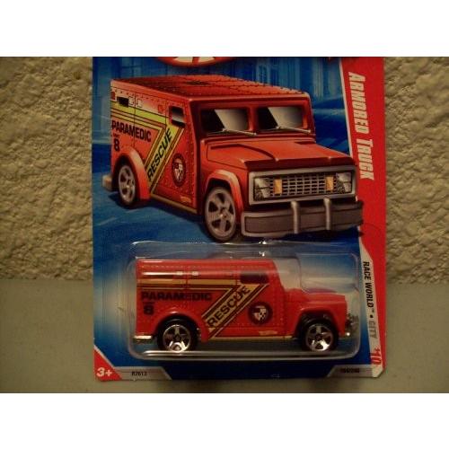ホットウィール マテル ミニカー Hot Wheels 2010-184 Race World Armorde Truck RED 1:64 Scale