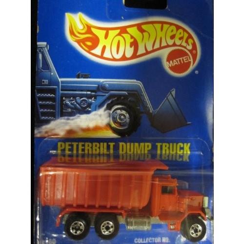 ホットウィール マテル ミニカー Peterbilt Dump Truck 1990 Hot Wheels Red with Basic Wheels on Sol