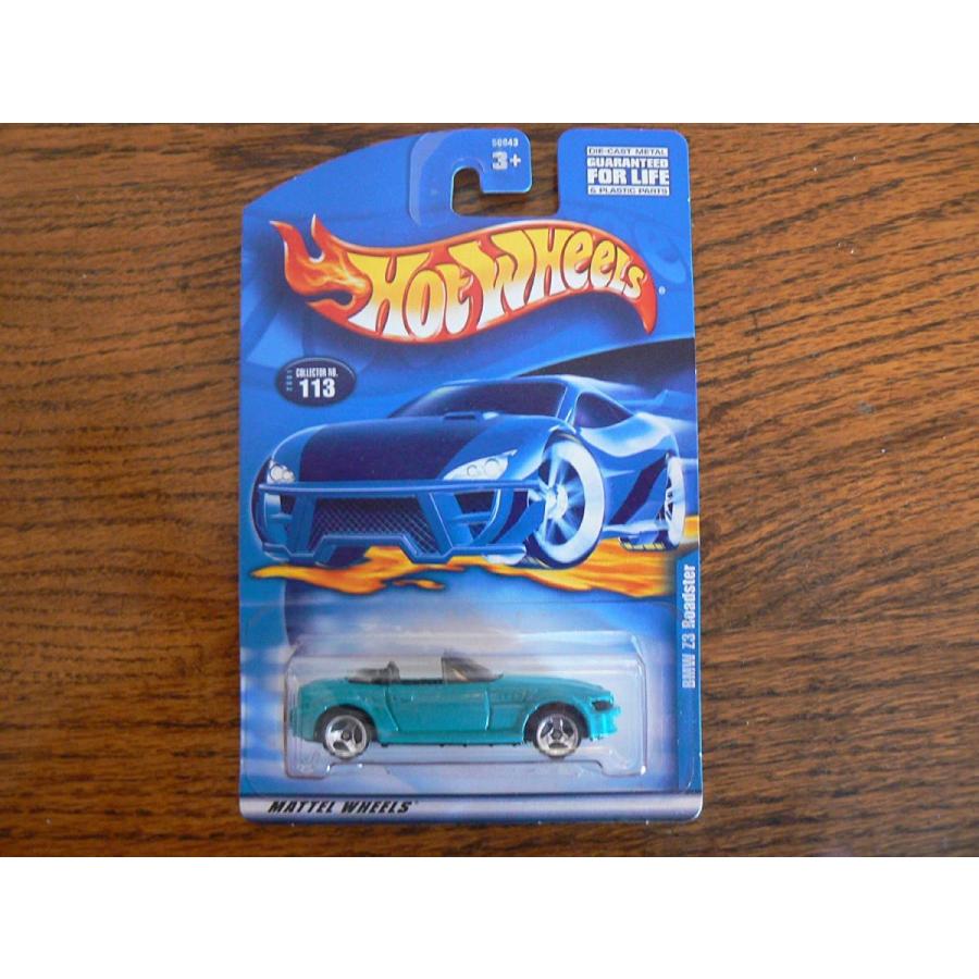 ホットウィール マテル ミニカー 50643-0910 Hot Wheels 2001 #113 BMW Z3 Roadster Rounded Card