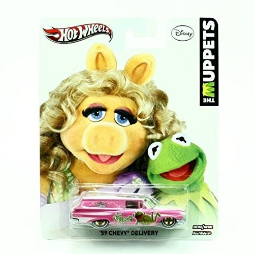 ホットウィール マテル ミニカー 1 Hot Wheels 2013 Disney The Muppets Miss Piggy \u0026 Kermit '59 Chev