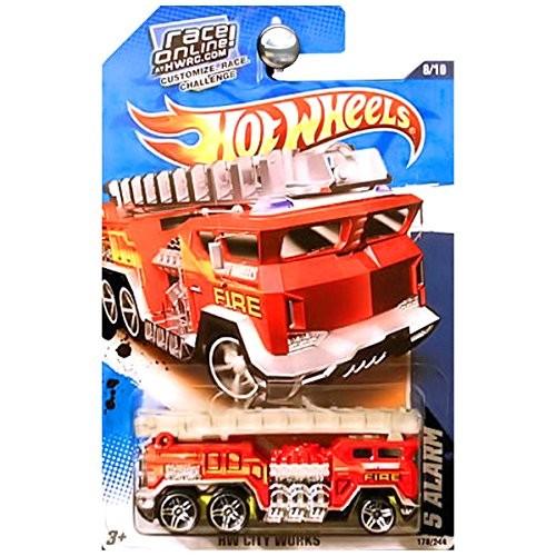 ホットウィール マテル ミニカー unknown Hot Wheels 2011 5 Alarm Fire Truck HW City Works 178/244