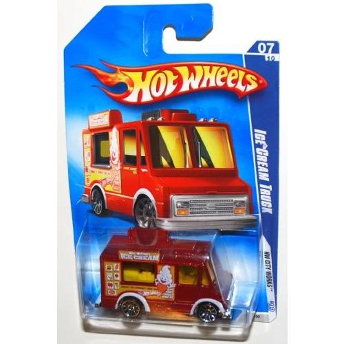 ホットウィール マテル ミニカー City Works 1983 Ice Cream Truck 07 of 10 Hot Wheels 2009 City Wor