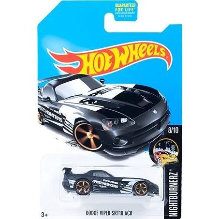 ホットウィール マテル ミニカー FBJ05 Hot wheels Dodge Viper SRT10 ACR - Nightburnerz 8/10 (Black 乗り物、ミニチュア-ゲーム、おもちゃ-おもちゃ
