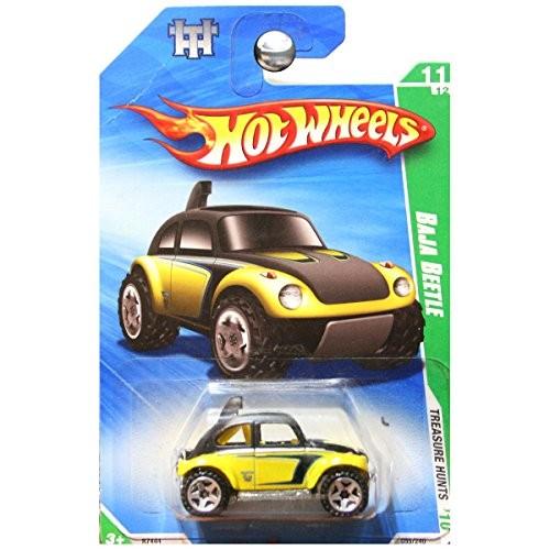 ホットウィール マテル ミニカー 1 Hot Wheels 2010 Treasure Hunts Baja Beetle VW Volkswagen Bug Ye