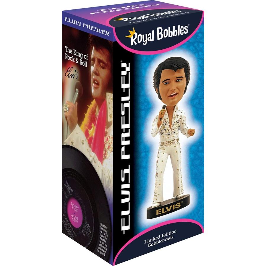 ボブルヘッド バブルヘッド 首振り人形 3 Royal Bobbles Elvis Presley
