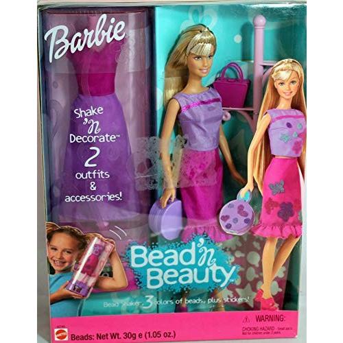 バービー バービー人形 52745 Barbie BEAD N' BEAUTY Doll w 2 Outfits \u0026 Accessories (2001)