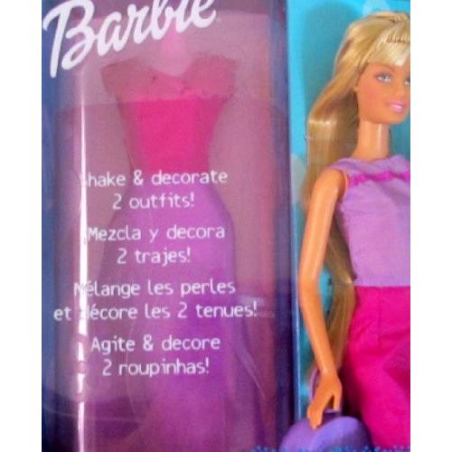 バービー バービー人形 52745 Barbie BEAD N' BEAUTY Doll w 2 Outfits \u0026 Accessories (2001)の画像