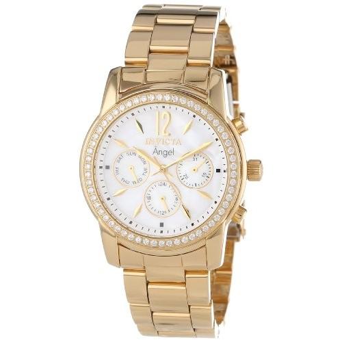 腕時計 インヴィクタ インビクタ 11771 Invicta Women's 11771 Angel White Mother-Of-Pearl Dial Cubi