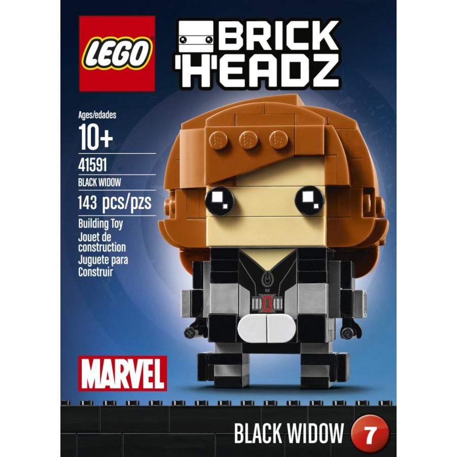 まもなく販売 レゴ 6175568 LEGO BrickHeadz Black Widow 41591 Building Kit