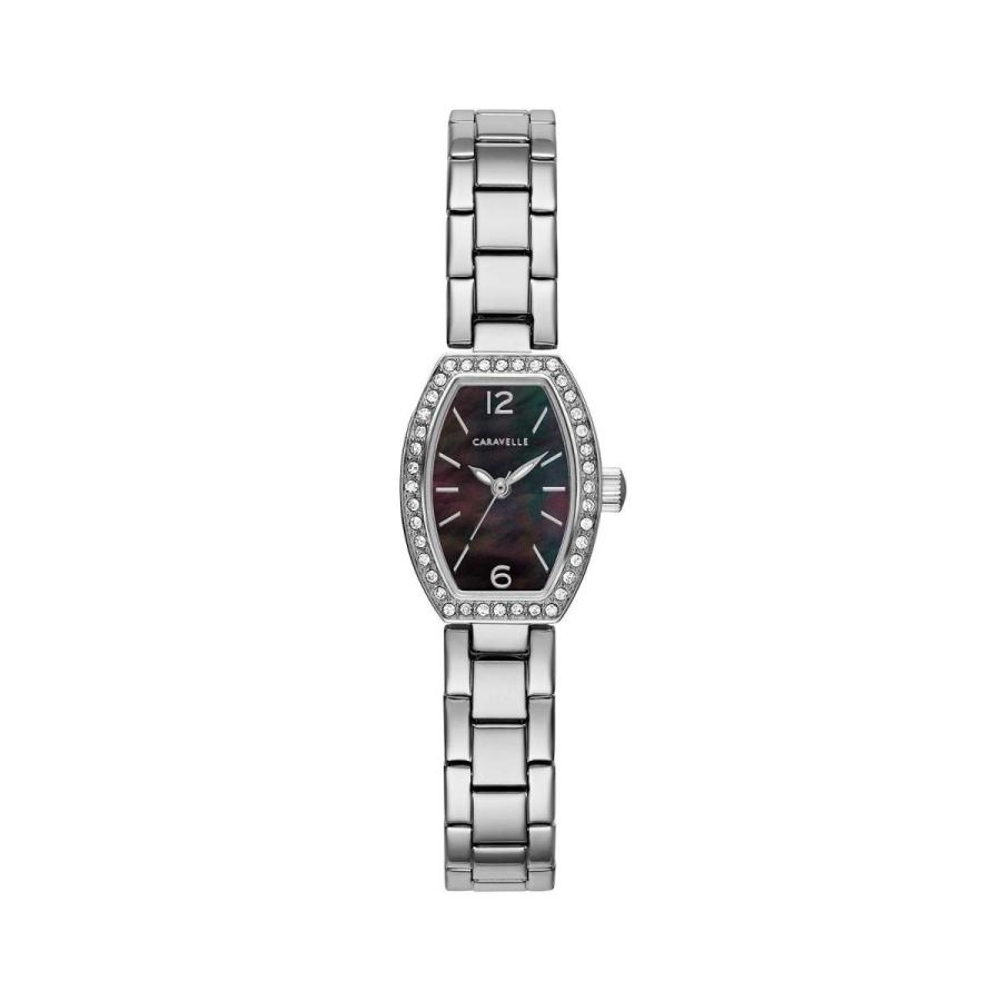 腕時計 ブローバ レディース 43L204 Caravelle by Bulova Ladies' Dress Silver-Tone Stainless Steel Wa