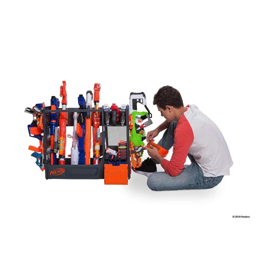 ナーフ Nerf エリート ブラスターラック ブラスター アクセサリー 弾薬とクリップを収納可能 収納 おもちゃ Pd マニアックス Yahoo 店 通販 Yahoo ショッピング