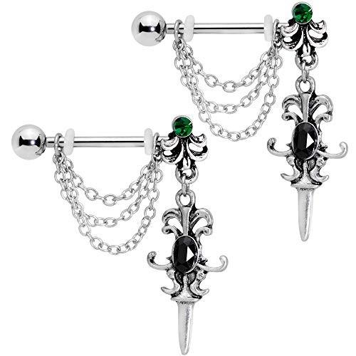 ボディキャンディー ボディピアス アメリカ 65433 Body Candy 14G Nipplerings Piercing 9/16