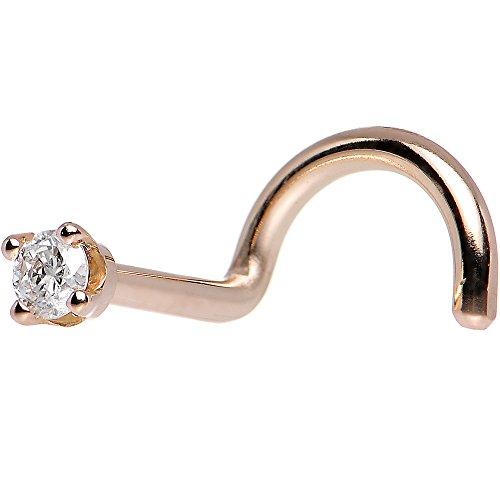 ボディキャンディー ボディピアス アメリカ G-2982-18LFT Body Candy 14k Rose Gold 2mm (0.030 c