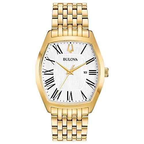 腕時計 ブローバ レディース 97M116 Bulova Gold Tone Quartz Movement Dress Watch (Model: 97M116)