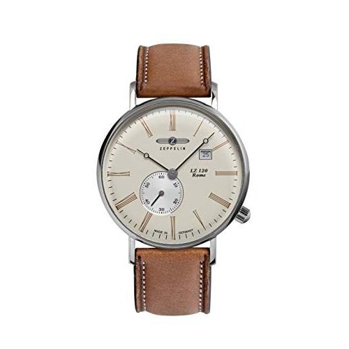腕時計 ツェッペリン メンズ 7134-5 Zeppelin Men's Analogue Swiss Quartz Movement Watch with Leather