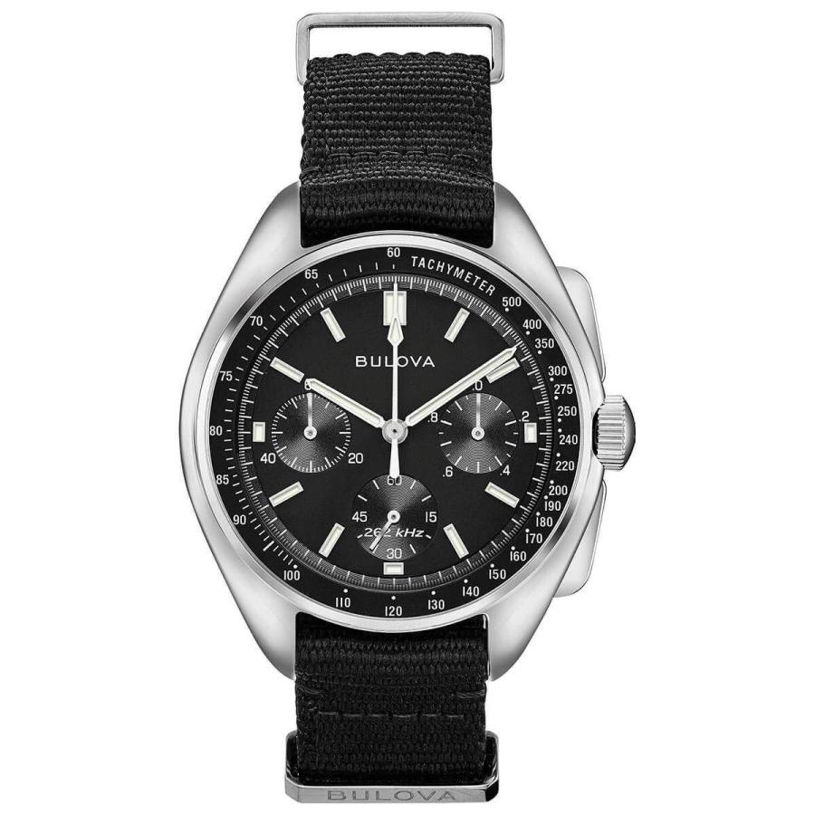 腕時計 ブローバ メンズ 96A225 Bulova Men's Archive Series Lunar Pilot 6-Hand Chronograph High Perfor｜maniacs-shop｜02