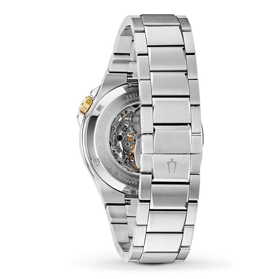 腕時計 ブローバ メンズ 98A224 Bulova Men's Classic Maquina Stainless Steel 3-Hand Automatic Watch, Sの画像