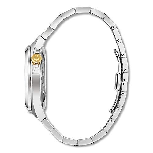 腕時計 ブローバ メンズ 98A224 Bulova Men's Classic Maquina Stainless Steel 3-Hand Automatic Watch, Sの画像