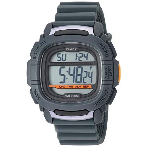 腕時計 タイメックス メンズ TW5M26700JT Timex Men's TW5M26700 Command 47mm Gray Silicone Strap Watc｜maniacs-shop
