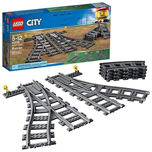 レゴ シティ 60238 LEGO City Trains Switch Tracks 60238 Building Toy Set for Kids， Boys， and Girls Ages 5+