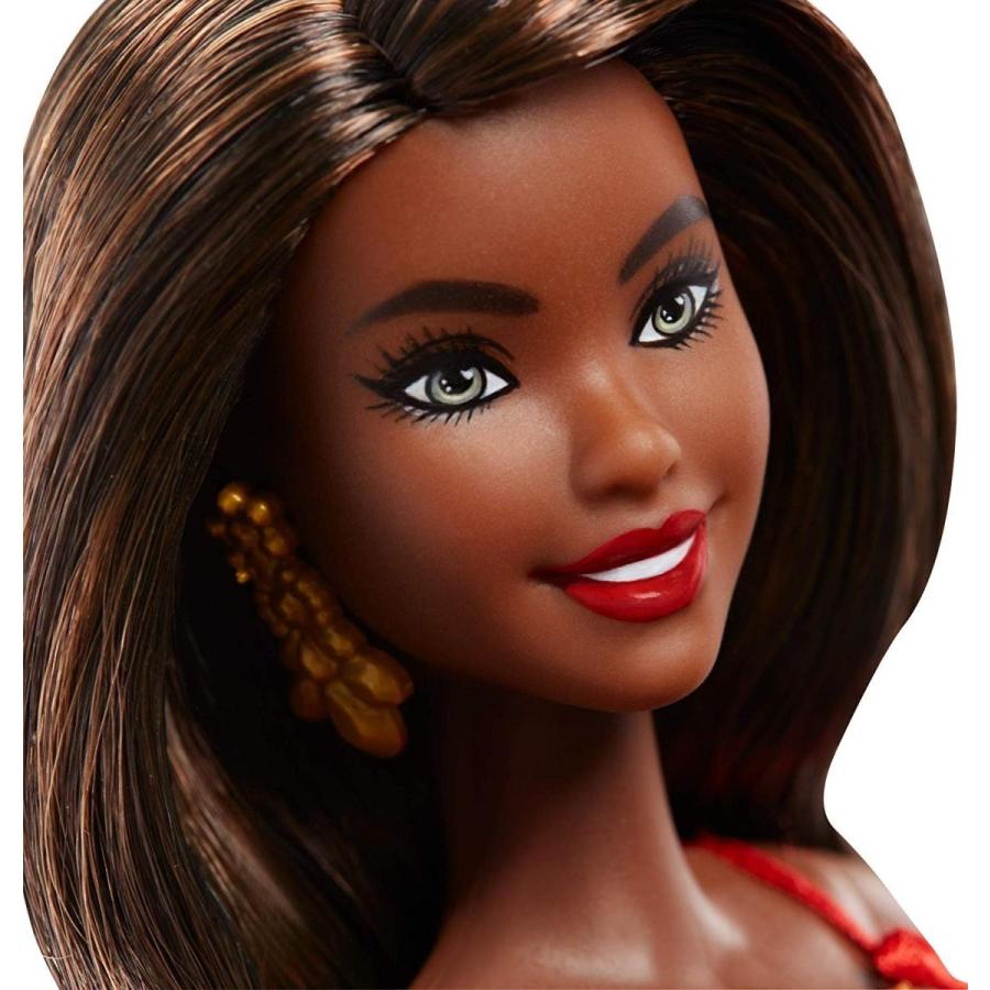 バービー バービー人形 日本未発売 FTF79 Barbie African American Holiday 2018 Doll_2