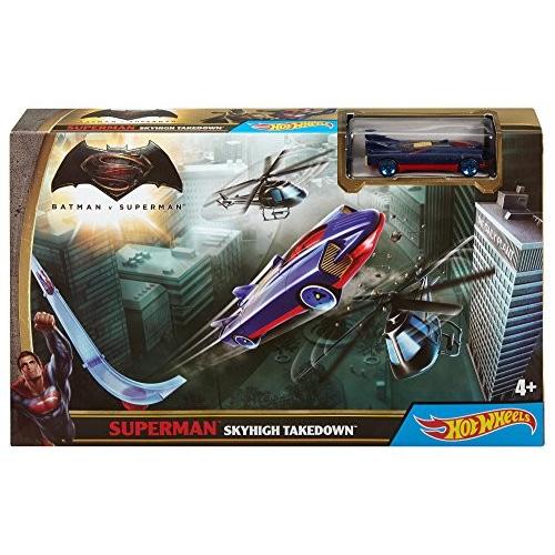 ホットウィール Hot Wheels スーパーマン スカイハイ テイクダウン Batman v Superman スパーヒーロー車｜maniacs-shop