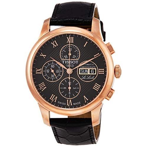 腕時計 ティソ メンズ T0064143644300 Tissot Mens T0064143644300 Le Locle 42.3mm Gunmetal Dial Leather(73293円)