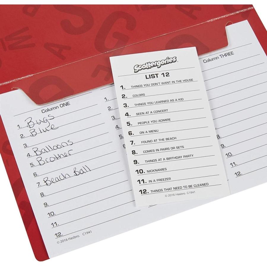ボードゲーム 英語 アメリカ C1941 Hasbro Gaming Scattergories Board Gameの画像