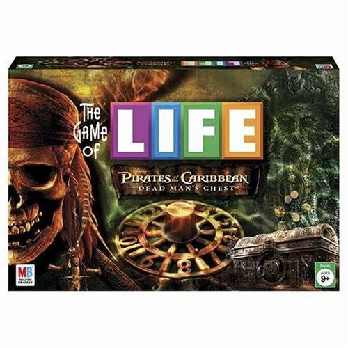 ボードゲーム 英語 アメリカ 042941 Game of Life - Pirates of the Caribbean Dead Man's Chest Edition